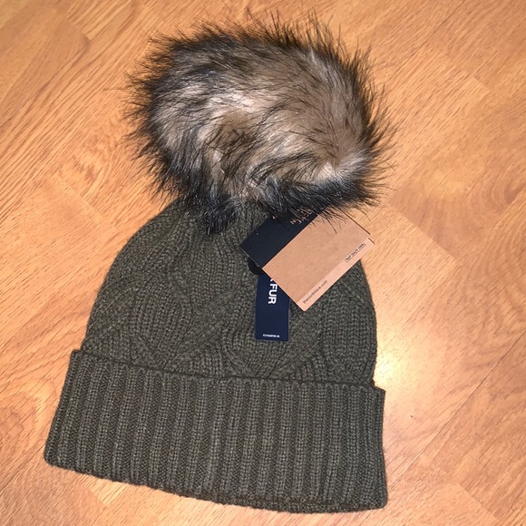 NWT The North Face Oh-Mega Fur Pom Beanie - Picture 3 of 6